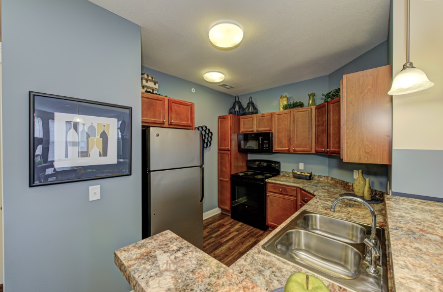 Open Kitchen with Storage in Bloomington.